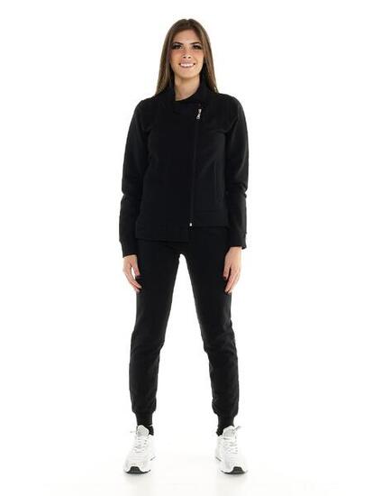 Survêtement femme Leone entièrement zippé Blackout