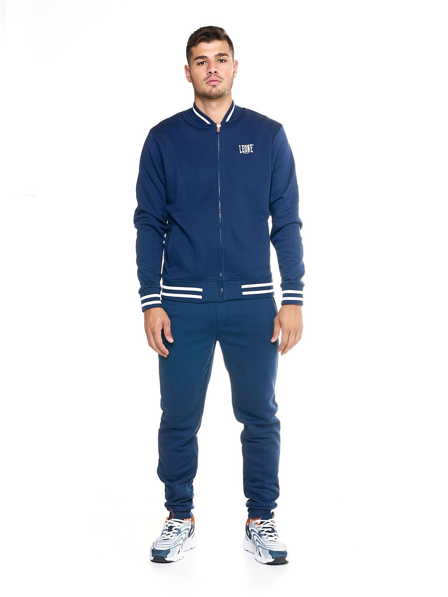 Bluza z bawełna z pełny zamek błyskawiczny na co dzień