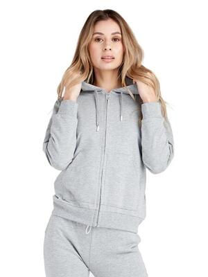 Neon trainingspak met capuchon en rits voor dames