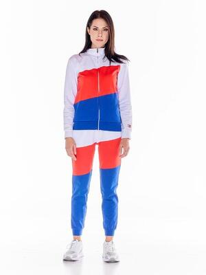 Live in colors damesjumpsuit met rits en opstaande kraag