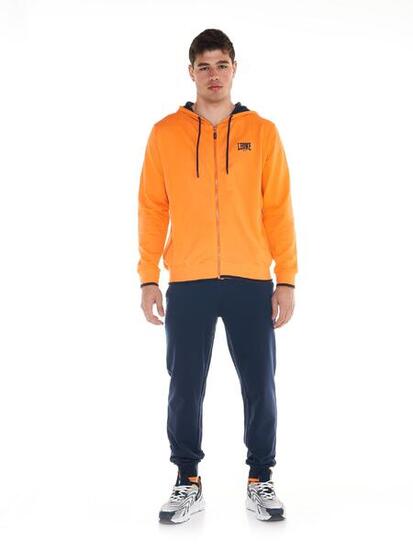 Survêtement homme Sporty Fluo à capuche