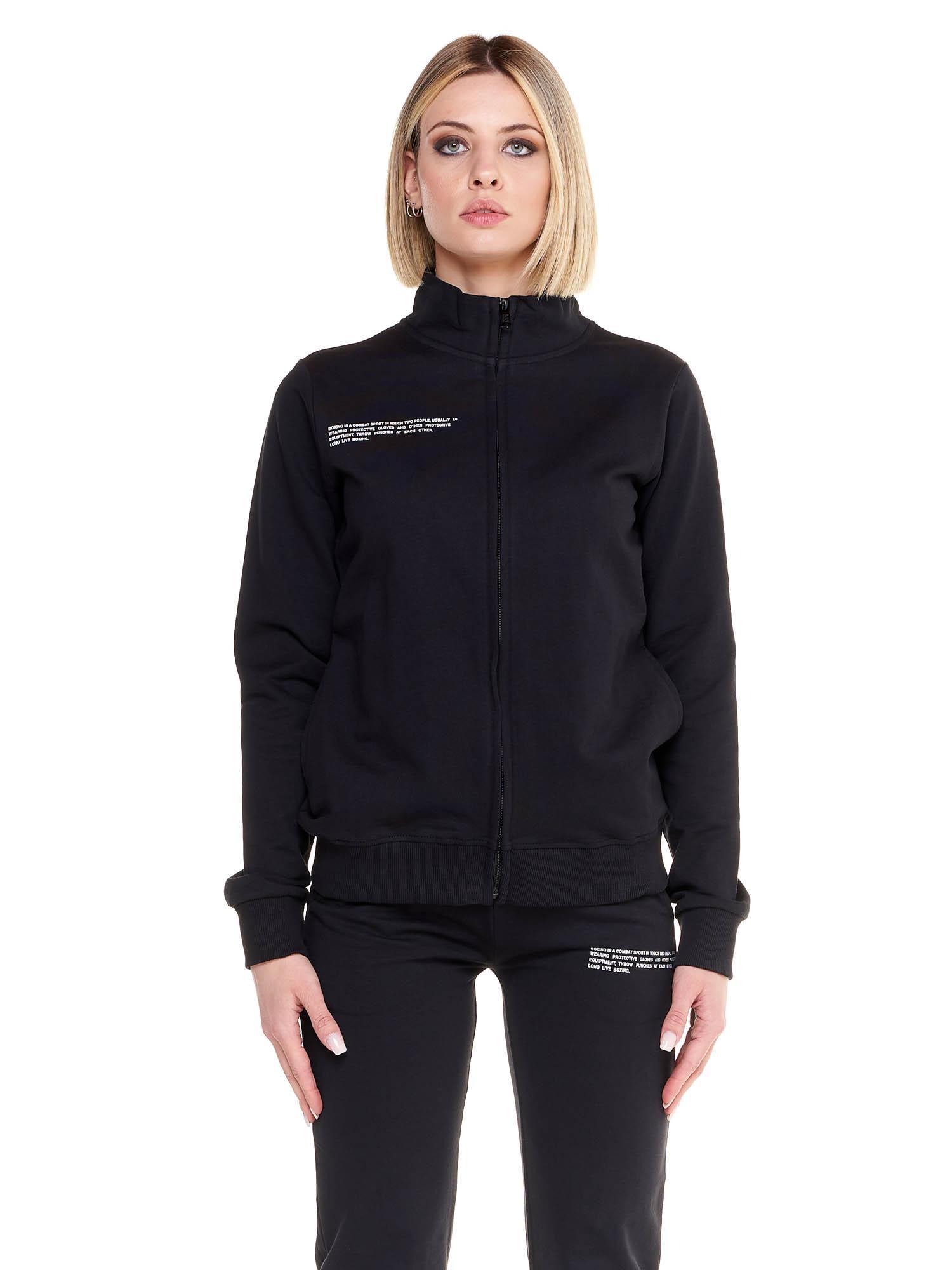 Tuta donna con collo alto e zip linea Only One 7/8