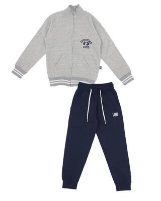 Kinder trainingspak met kraag en "sporting" college print