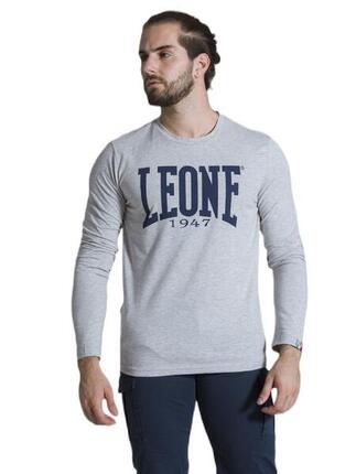 T-shirt homme manches longues en coton Leone Basic