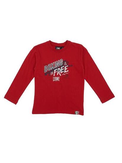 Langarm-T-Shirt mit Basic-Print und Logo