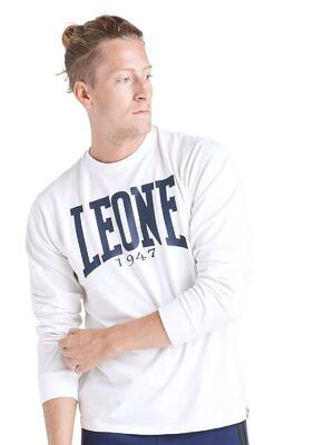 Leone basic katoenen heren-t-shirt met lange mouwen