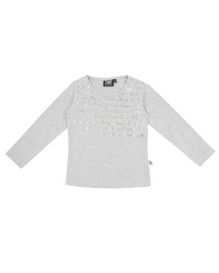 T-shirt fille manches longues écriture de rêve