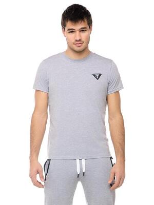 Leone patch heren-t-shirt met korte mouwen