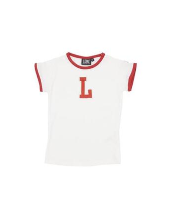 T-shirt fille manches courtes et "L" College