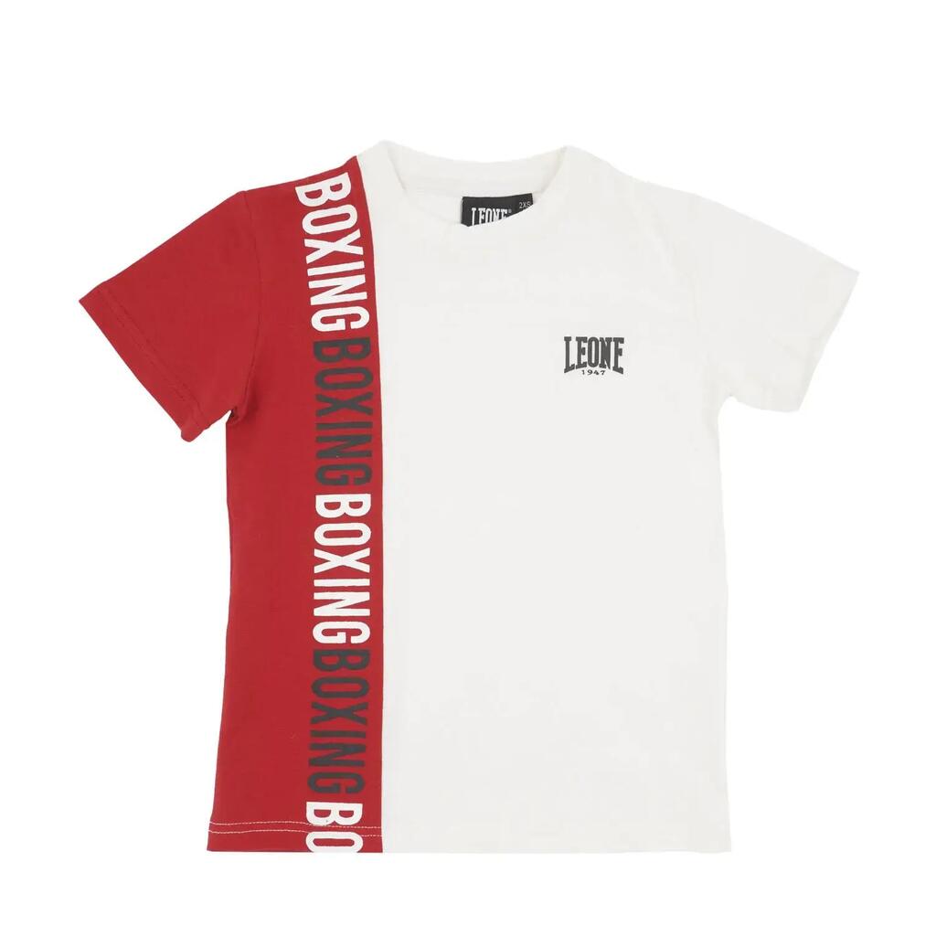 Junior Class two-tone vertical short-sleeved T-shirt for children