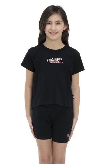 T-shirt court fille Color
