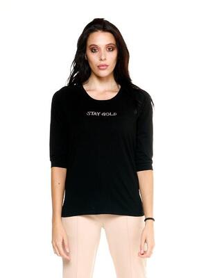 T-shirt Leone donna con maniche 3/4 Winter Chic Boxing
