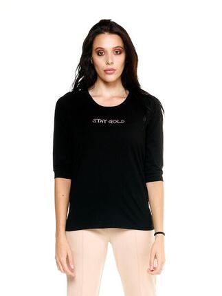 T-shirt de boxe Leone pour femme, manches 3/4, style hiver chic
