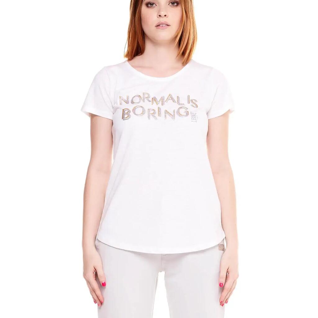 Woman t-shirt short sleeves Gold&Silver