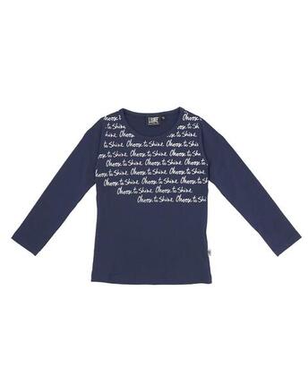 T-shirt fille manches longues écriture de rêve