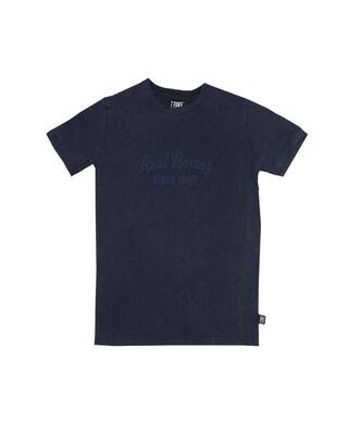 Real boxing kinder t-shirt met korte mouwen en oude kleurstof