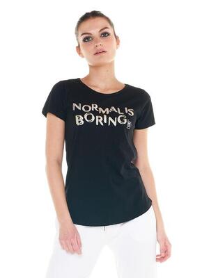 Goud en zilver dames t-shirt