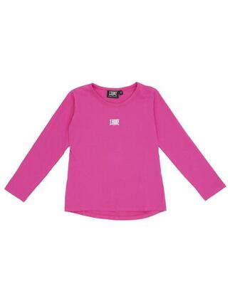 T-shirt fille Leone à manches longues Pink Girl