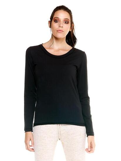 T-shirt Leone donna con maniche lunghe Leisure