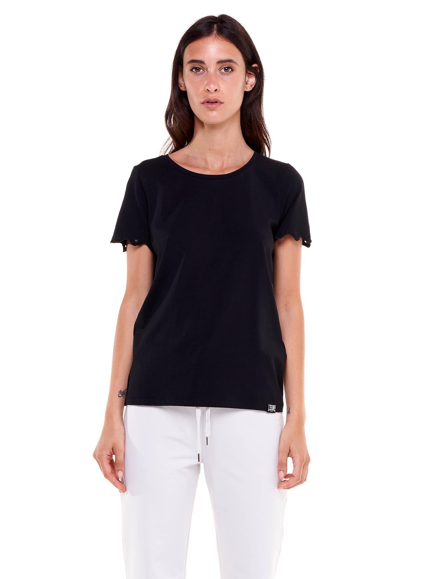 T-Shirt femme noir et blanc 2/8