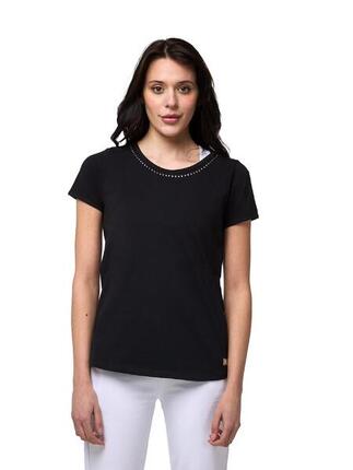 Be Glam Damen-Kurzarm-T-Shirt