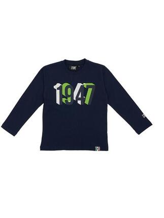 Langarm-T-Shirt mit Basic-Print und Logo