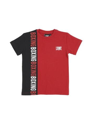 T-shirt à manches courtes bicolore vertical Junior Class pour enfants