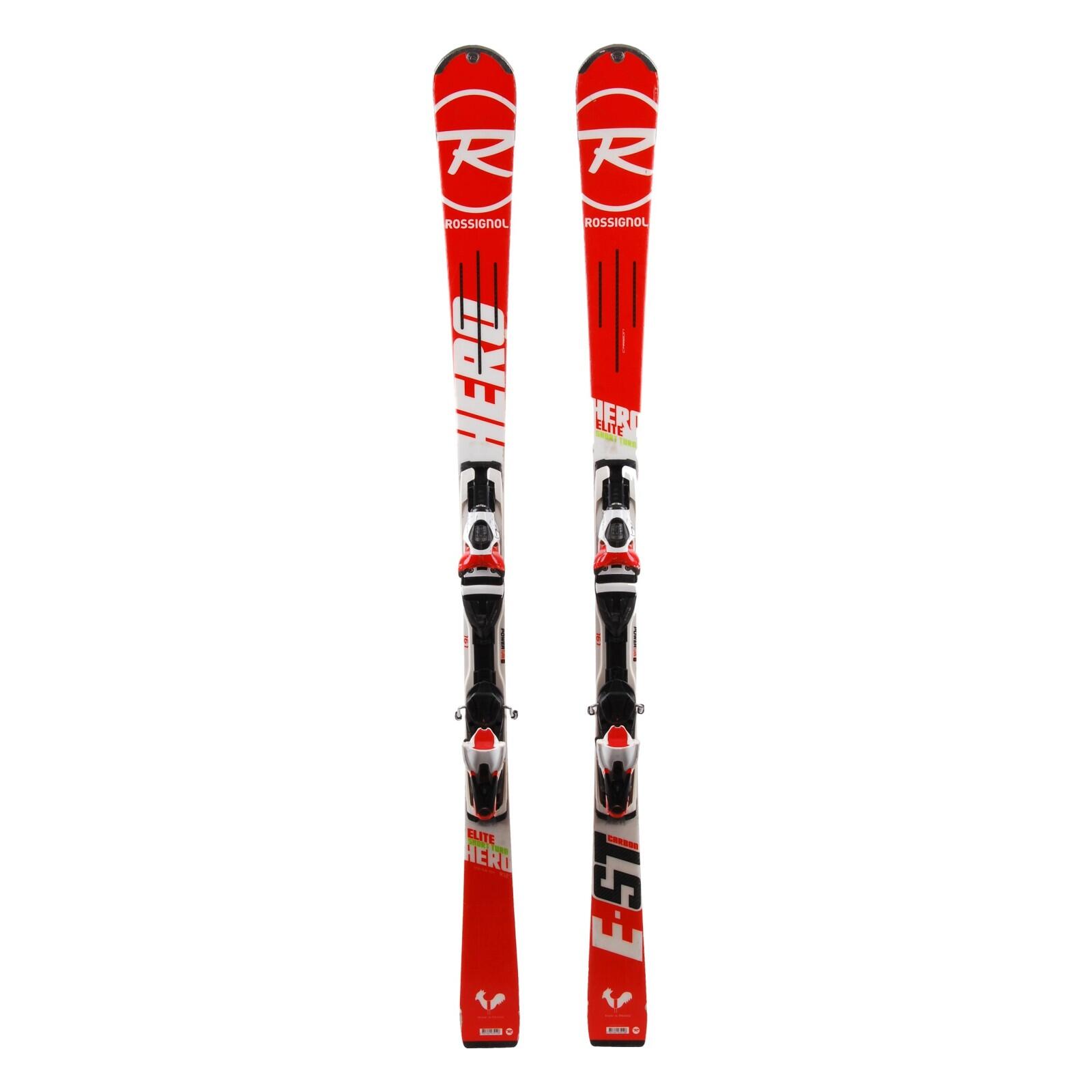 RECONDITIONNE - Ski Rossignol Hero Elite St Carbon + Fixations 1/5