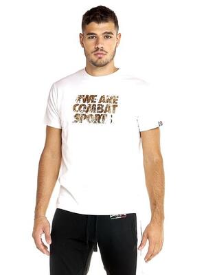Heren leone t-shirt met korte mouwen winter goud