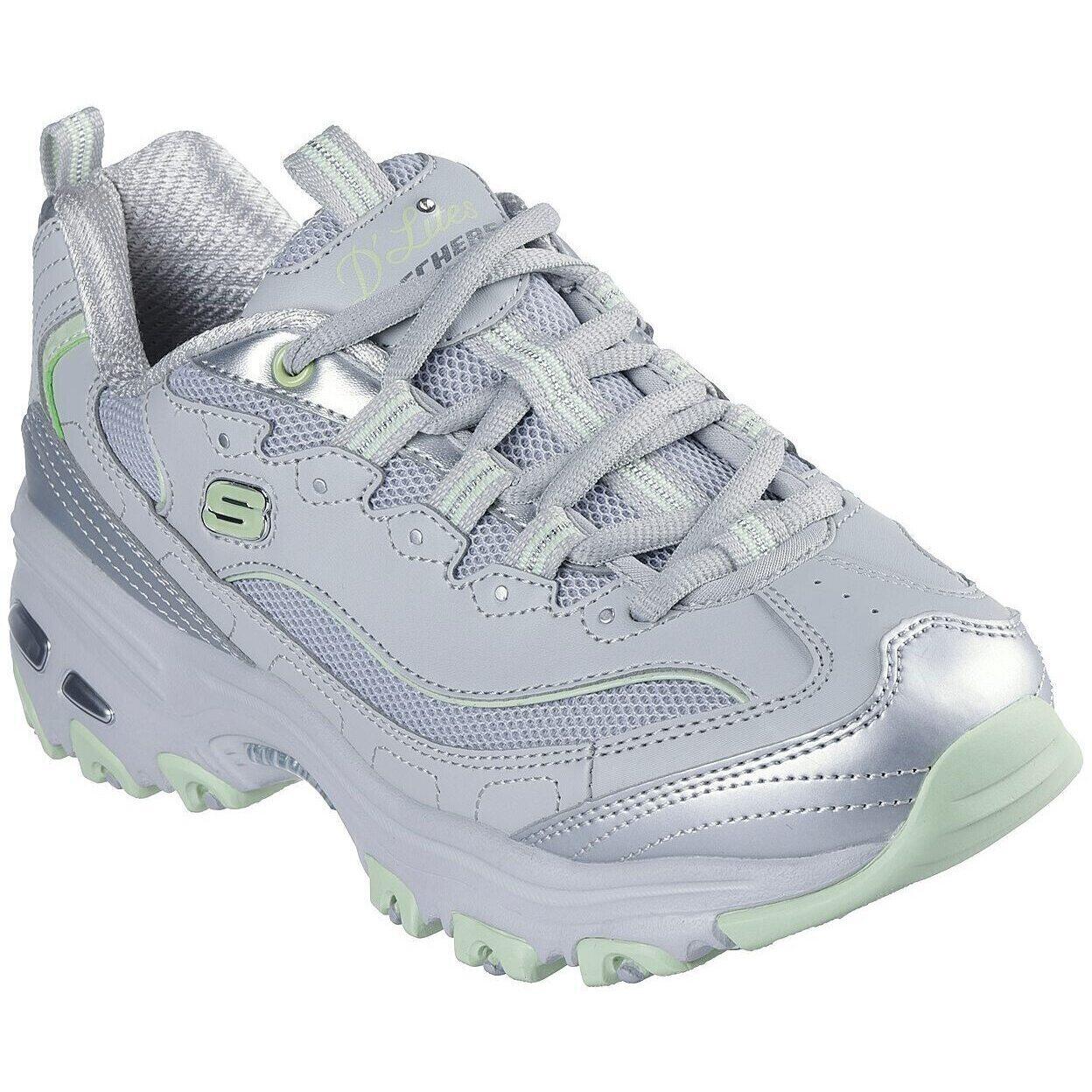 Skechers - Baskets Skechers D'Lites-chromatic, Gris, Femmes - Chaussures De Sport - Gris - 37 - Decathlon