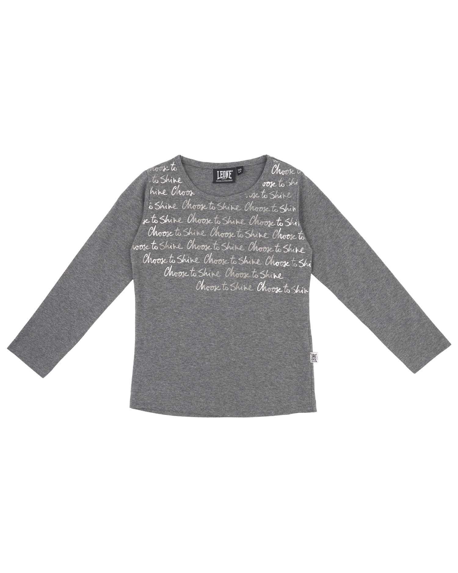 T-shirt fille manches longues écriture de rêve 3/7