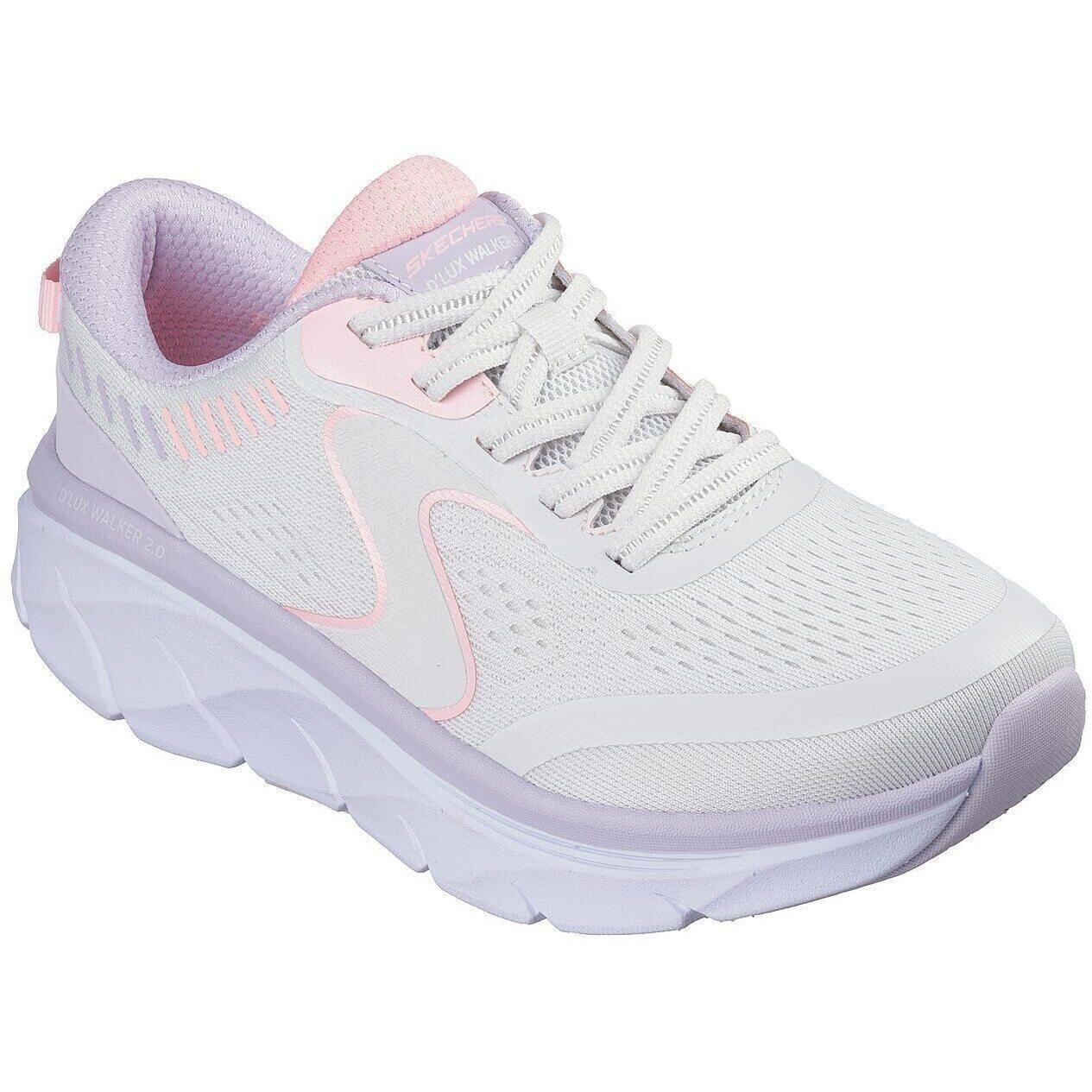 Baskets Skechers D'lux Walker 2.0-act, Blanc, Femmes 1/5
