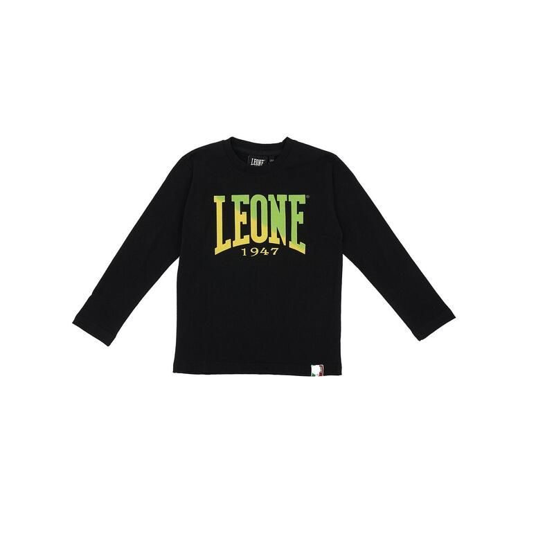 Tricou cu mânecă lungă, imprimeu și logo Basic