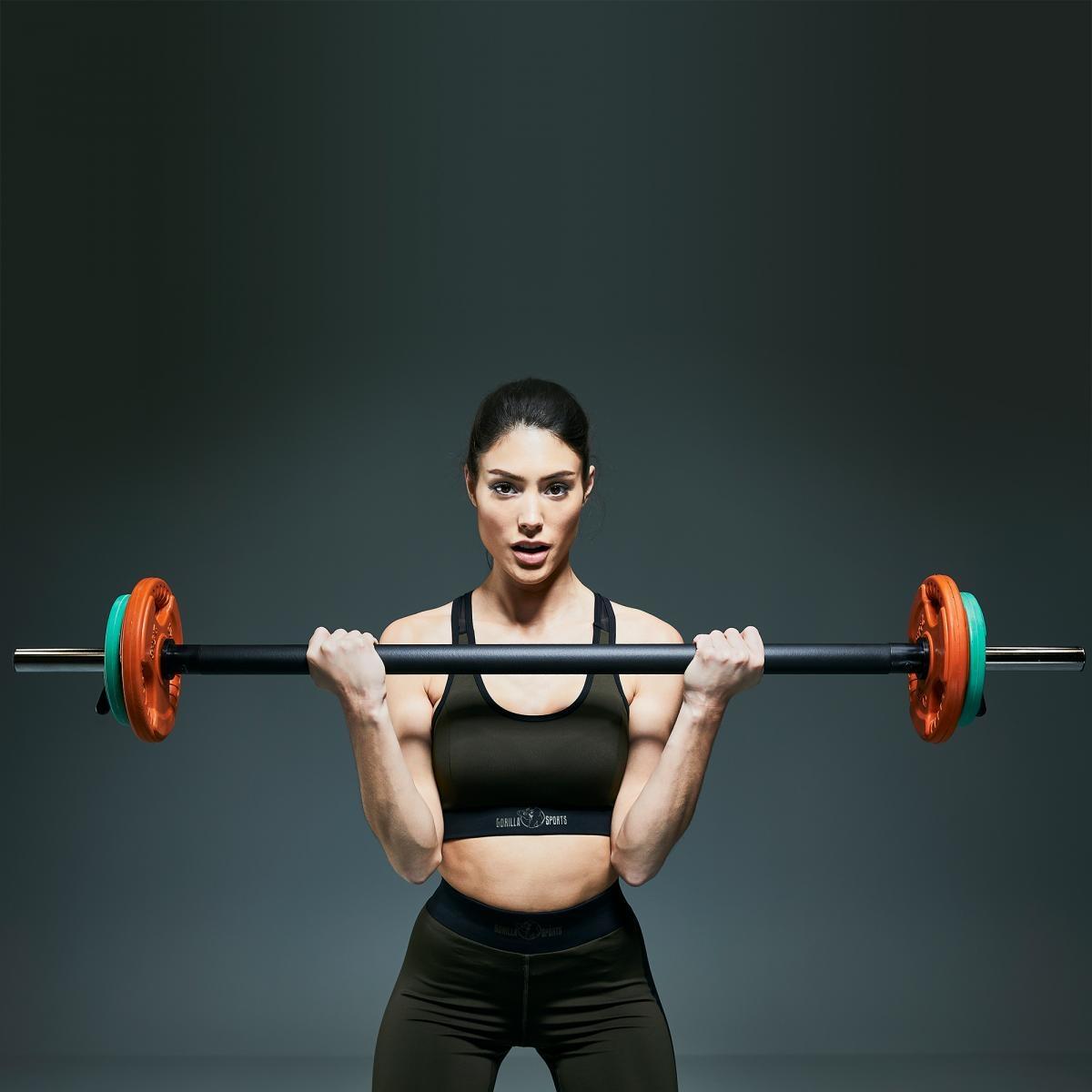 Disco Musculación Gorilla Sports  Diámetro 30mm Triple  Agarre 7/7