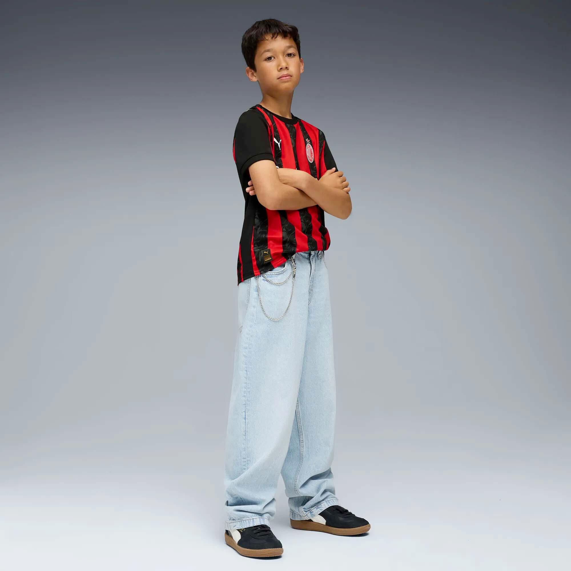 Réplica Da Camisa Puma Acm Home Jr. Camiseta Criança 4/5