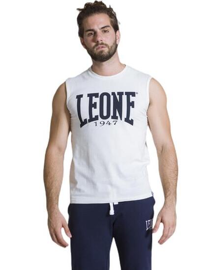 Ärmelloses Herren-T-Shirt aus Baumwolle von Leone Basic
