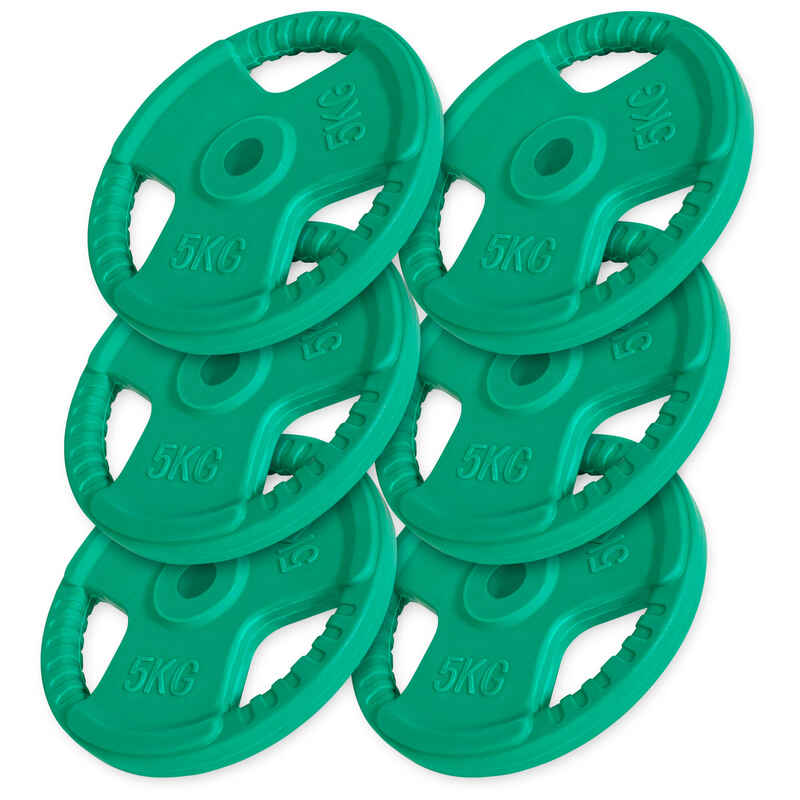 Hantelscheibe 30/31 mm Gummi Gripper 1,25-25 KG