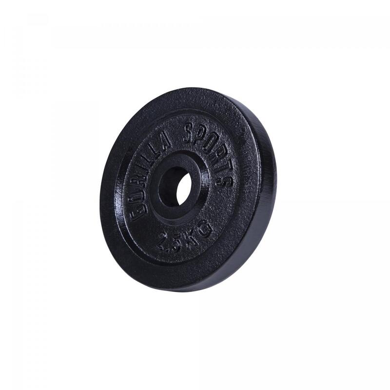 Disc din fontă 30/31 mm 2,5 kg Negru