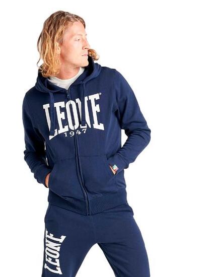 Felpe da uomo con cappuccio e zip Leone 1947 Apparel