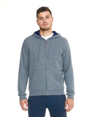 Leone heren hoodies met volledige ritssluiting, lifestyle