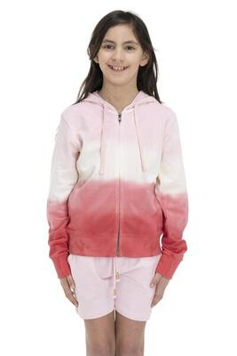 Felpe con cappuccio e zip da bambina Color