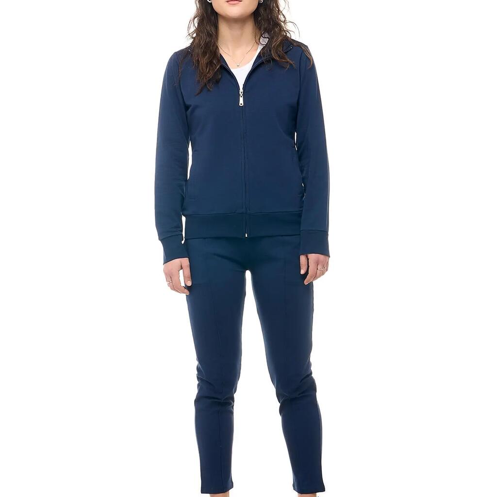 Leone Basic Women's Zip-Up Collar Sweatshirts