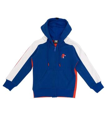 Neues sportliches Kinder-Sweatshirt mit Kapuze und Reißverschluss