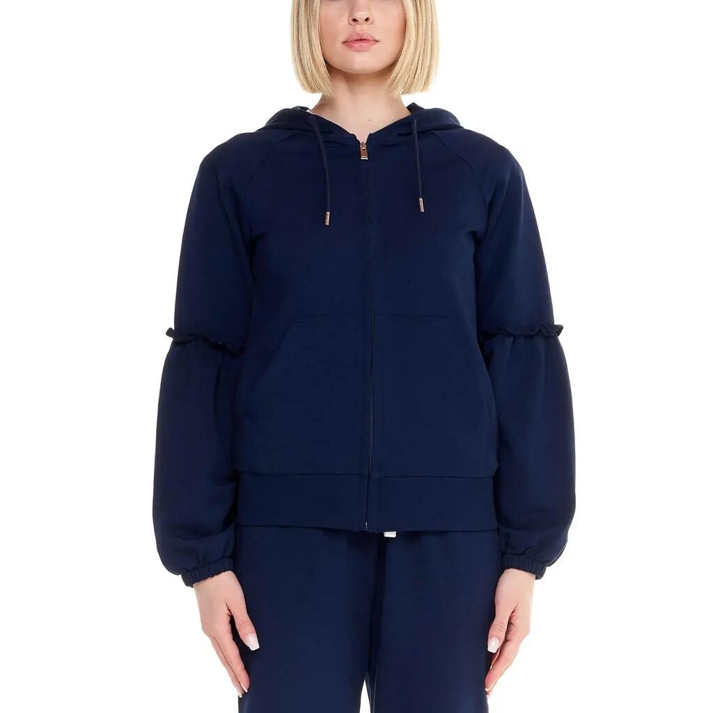 Woman hoody full zip Sparkly