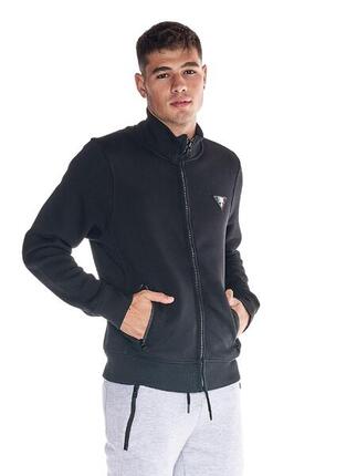Sweat homme col montant zippé Heavy Basic