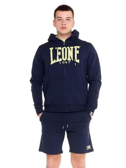 Felpe con cappuccio e zip da uomo logo grande Basic