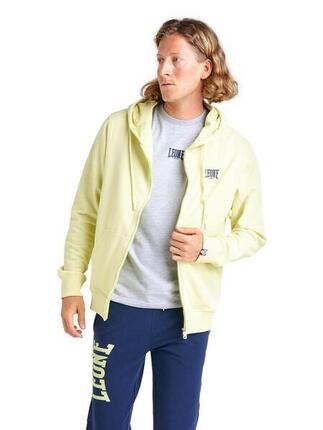 Leone Basic Sweat à capuche zippé sans sweat-shirt pour hommes