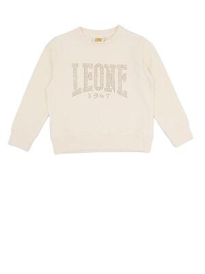 Felpa Leone bambina a girocollo Chic Girl