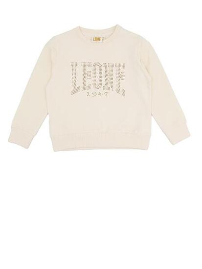 Sweat-shirt fille Chic Girl Leone à col rond