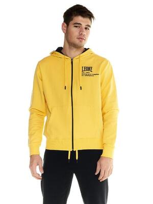 Active leone oversized herensweatshirt met capuchon en volledige ritssluiting